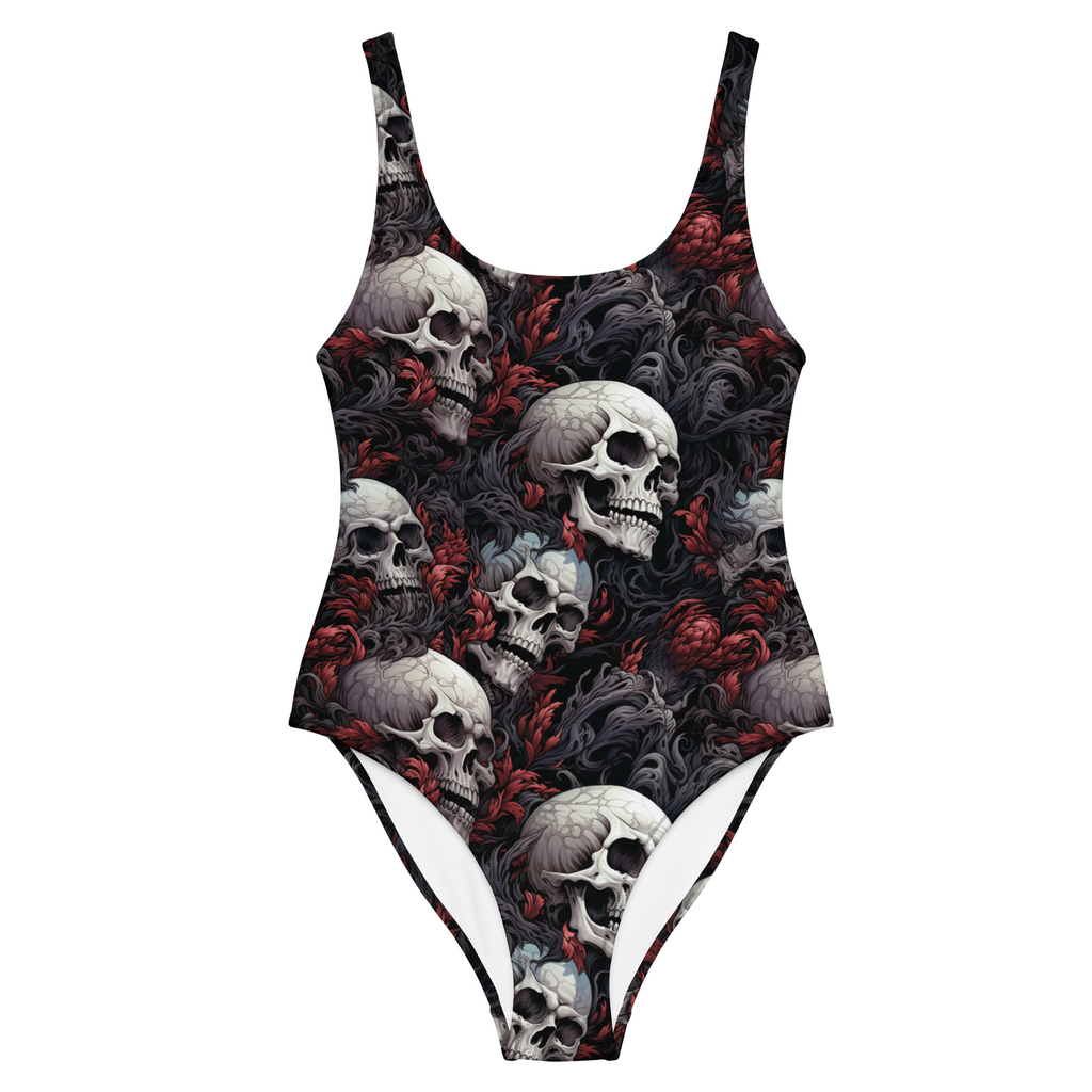 Gothic Requiem One-Piece Swimsuit